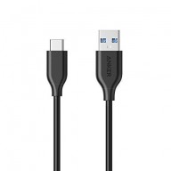 Cable USB - C Negro 0.9 metros – Reforzado con Aramid